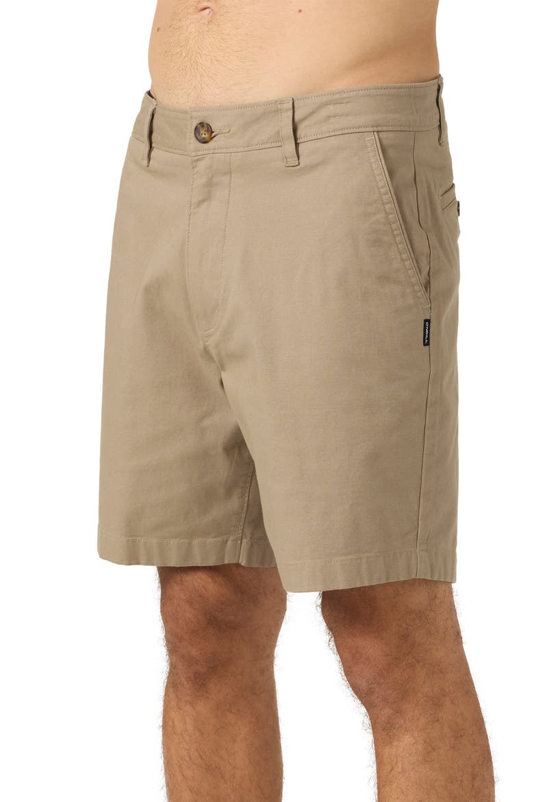 Jay Stretch Cotton Shorts, Alternate, color, KHAKI