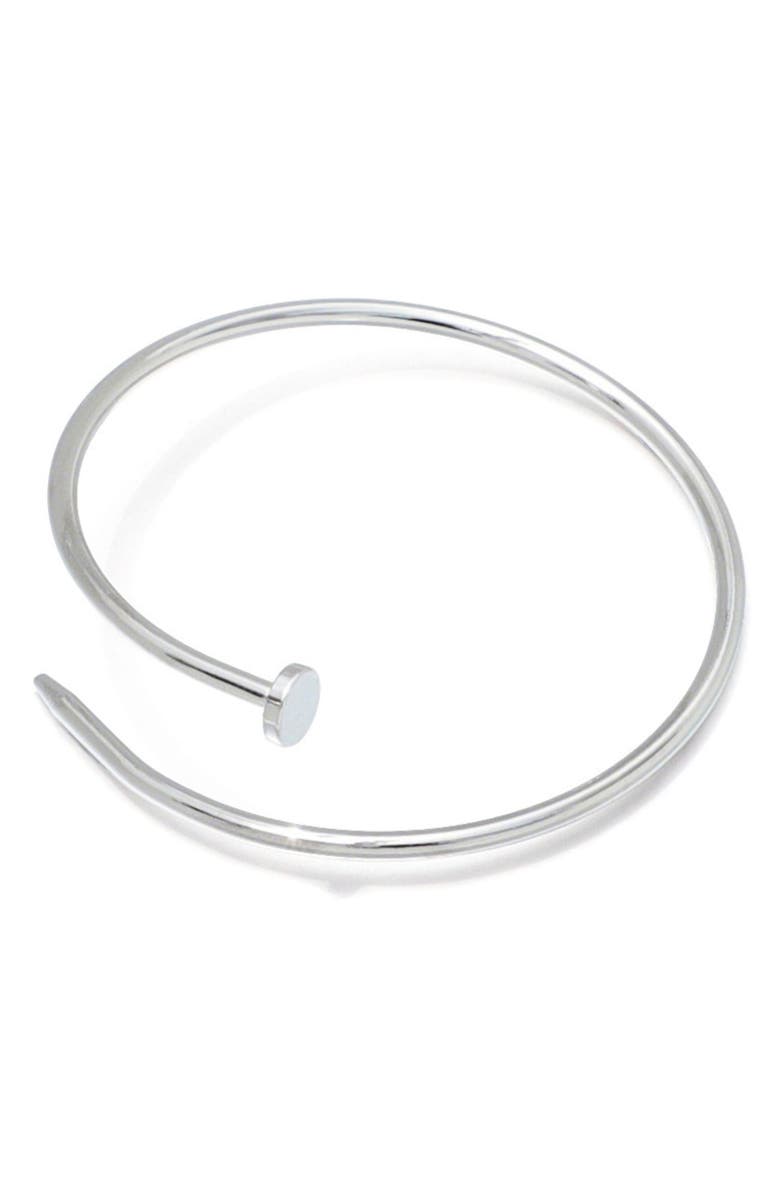 Adornia Nail Bypass Bracelet, Main, color,