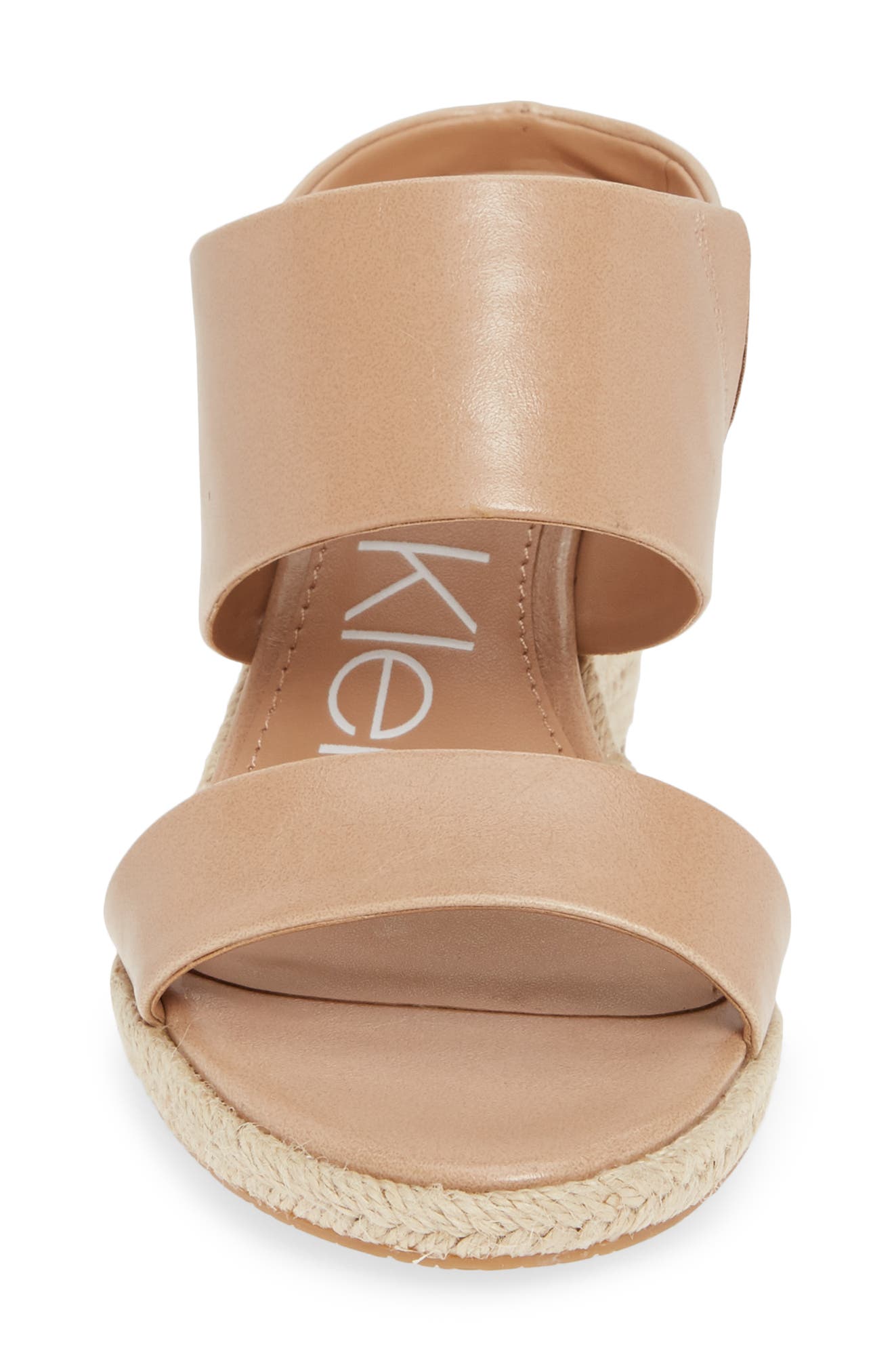 Brooke Espadrille Wedge Sandal, Alternate, color, DESERT SAND LEATHER