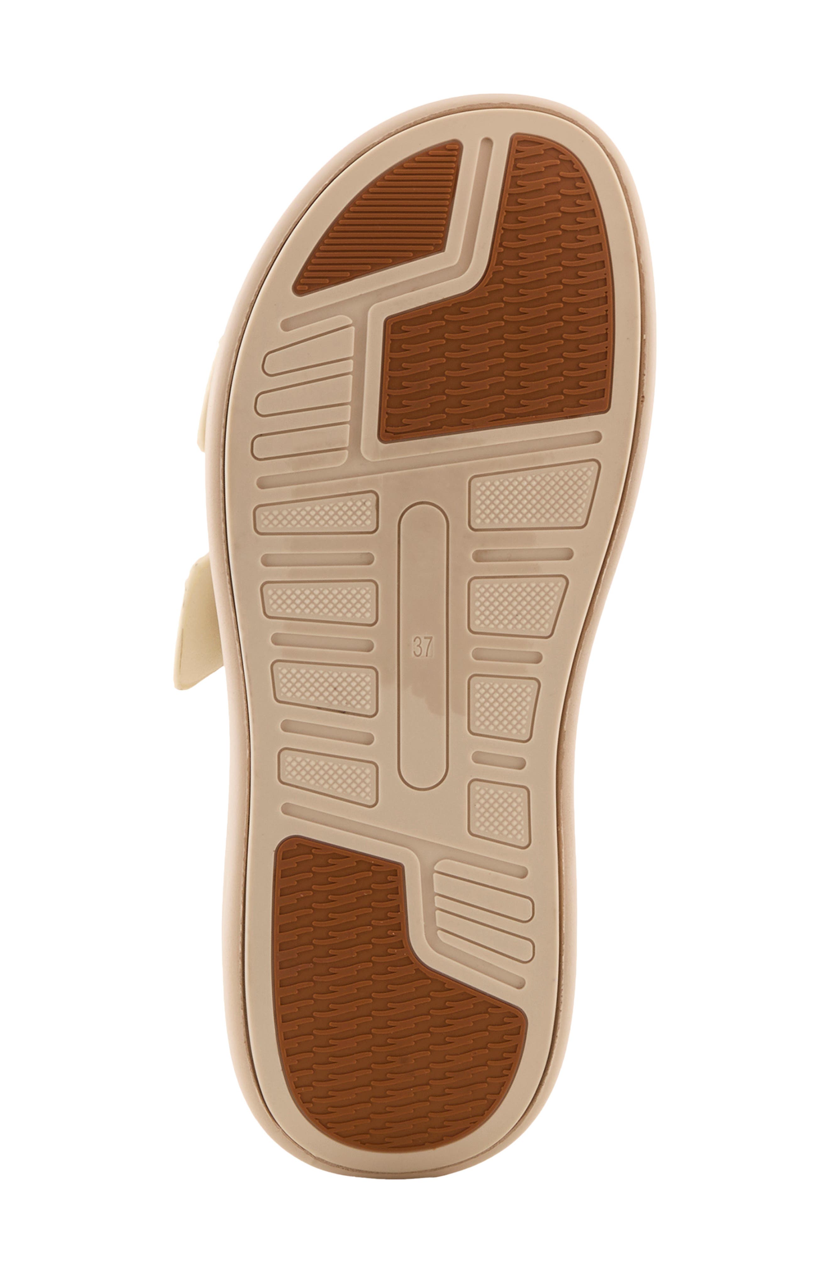 Buttermere Slide Sandal, Alternate, color, BONE METALLIC