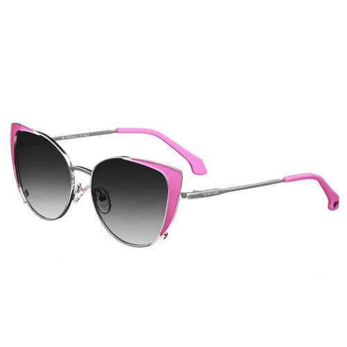 Bertha The Bailey Gradient Cat Eye Ladies Sunglasses Brsit109-2 In Pink