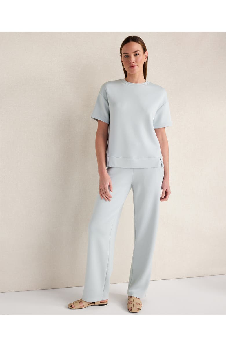 Haven Well Within Soft Knit Short Sleeve Top, Main, color, Ice Blue