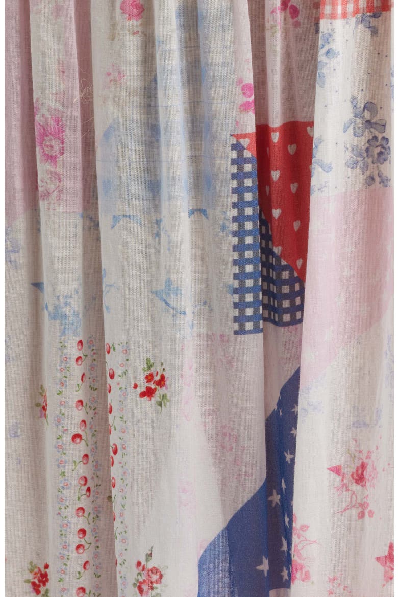 Umber Cotton Maxi Skirt, Alternate, color, BLUEBERRY SUNDAE