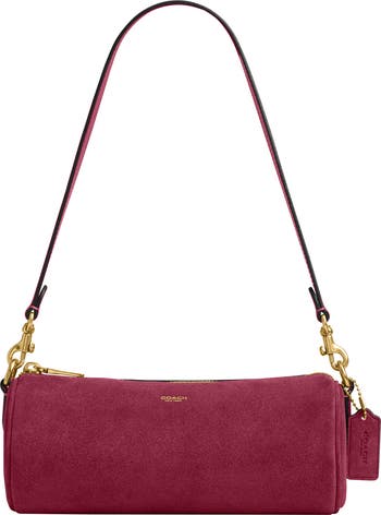 COACH Suede Barrel Bag | Nordstrom