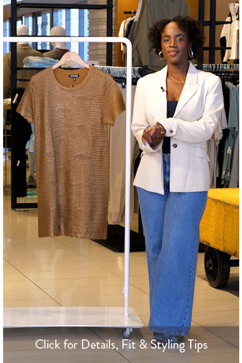 Santana Metallic Knit Minidress video