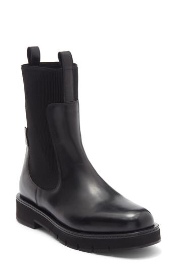 Ferragamo Vit Mountain Chelsea Boot In Black