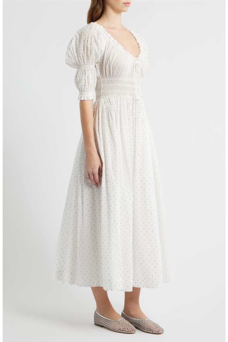 Ischia Convertible Organic Cotton Maxi Dress, Alternate, color, FLOCK DOT