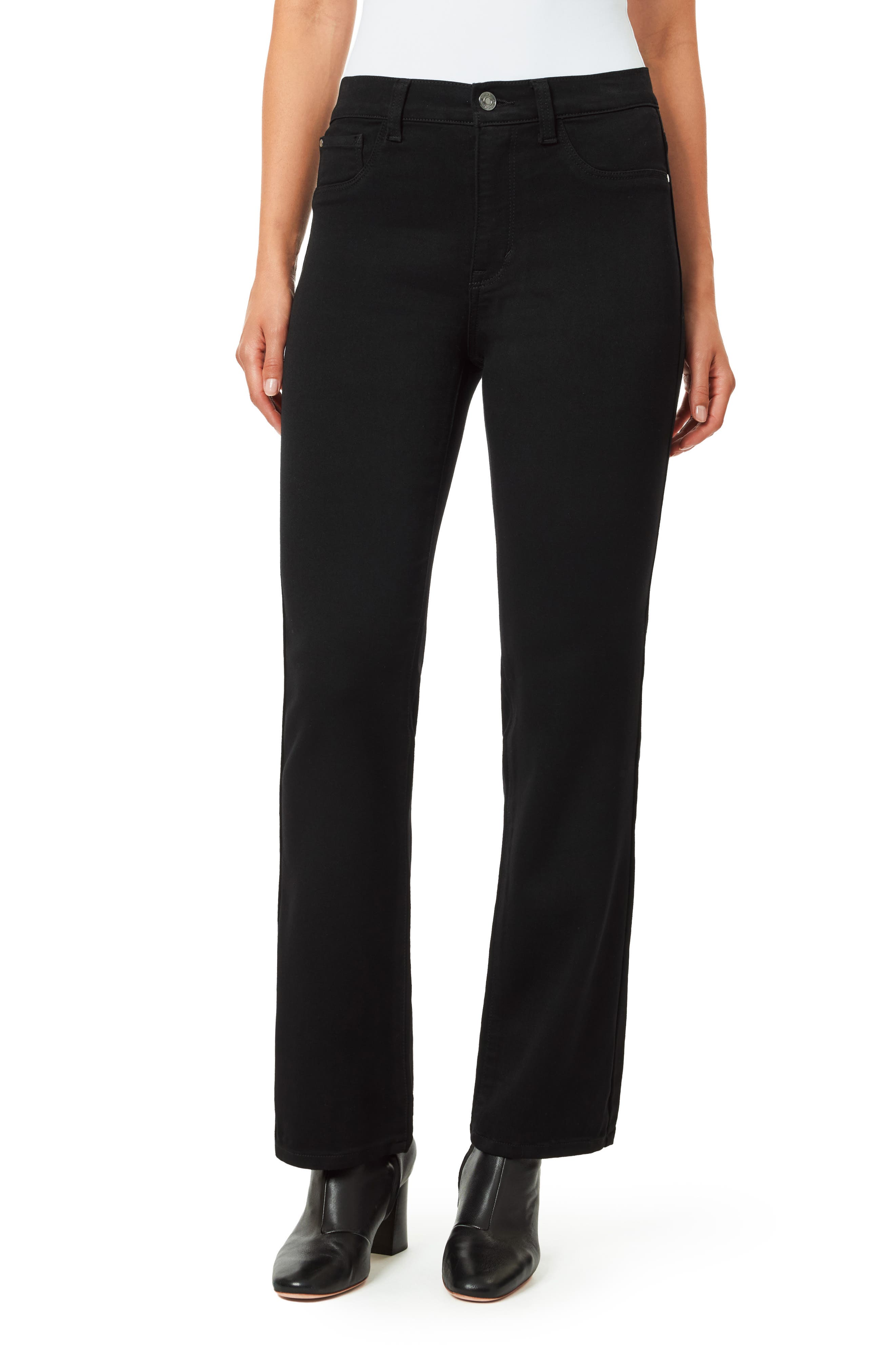 Liquid High Waist Mini Bootcut Jeans