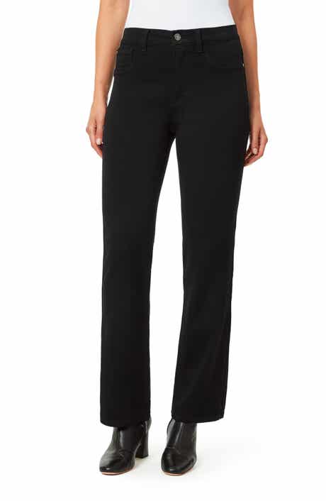 Liquid High Waist Mini Bootcut Jeans
