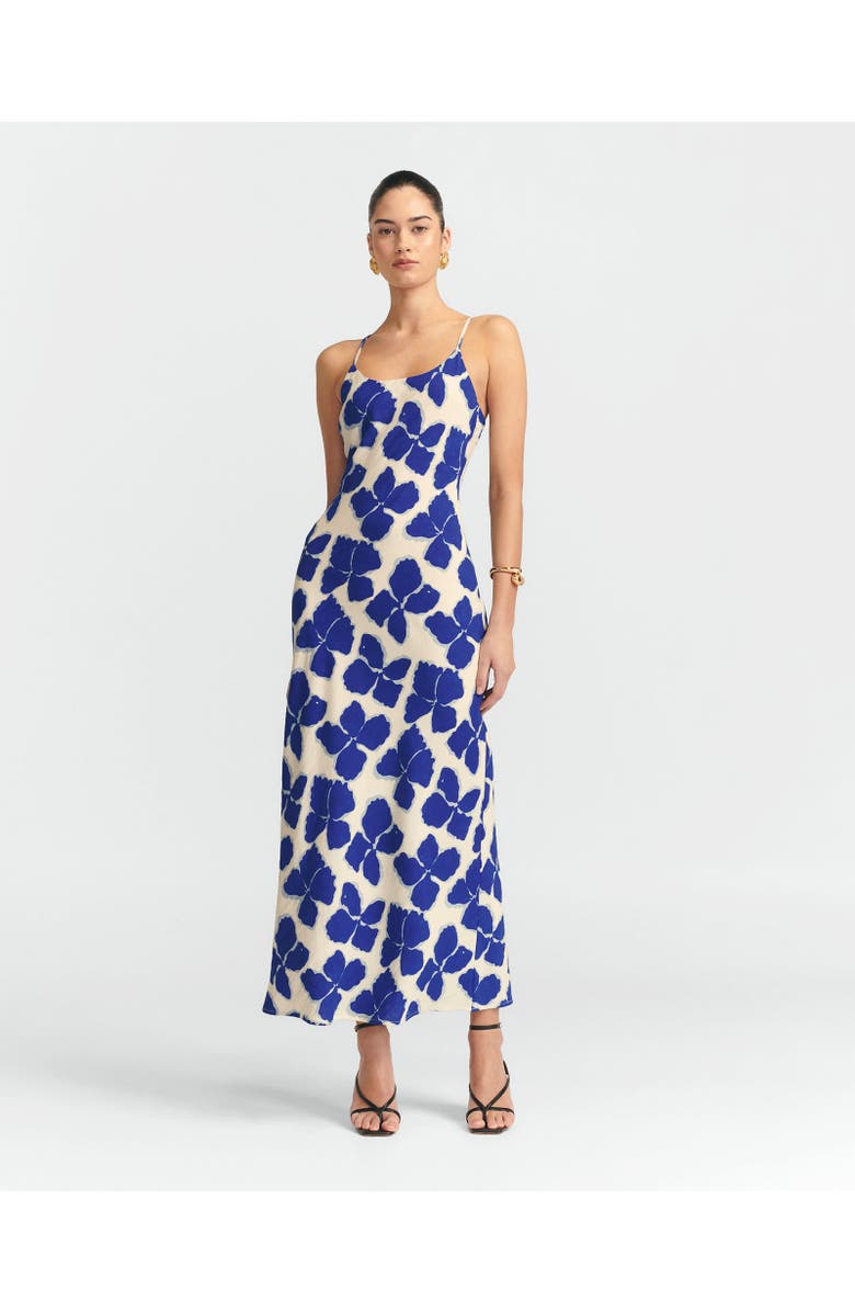 ST MRLO Gemma Slip Dress, Alternate, color, Blue Wildflower
