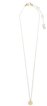 Kate Spade New York mini initial pendant necklace
