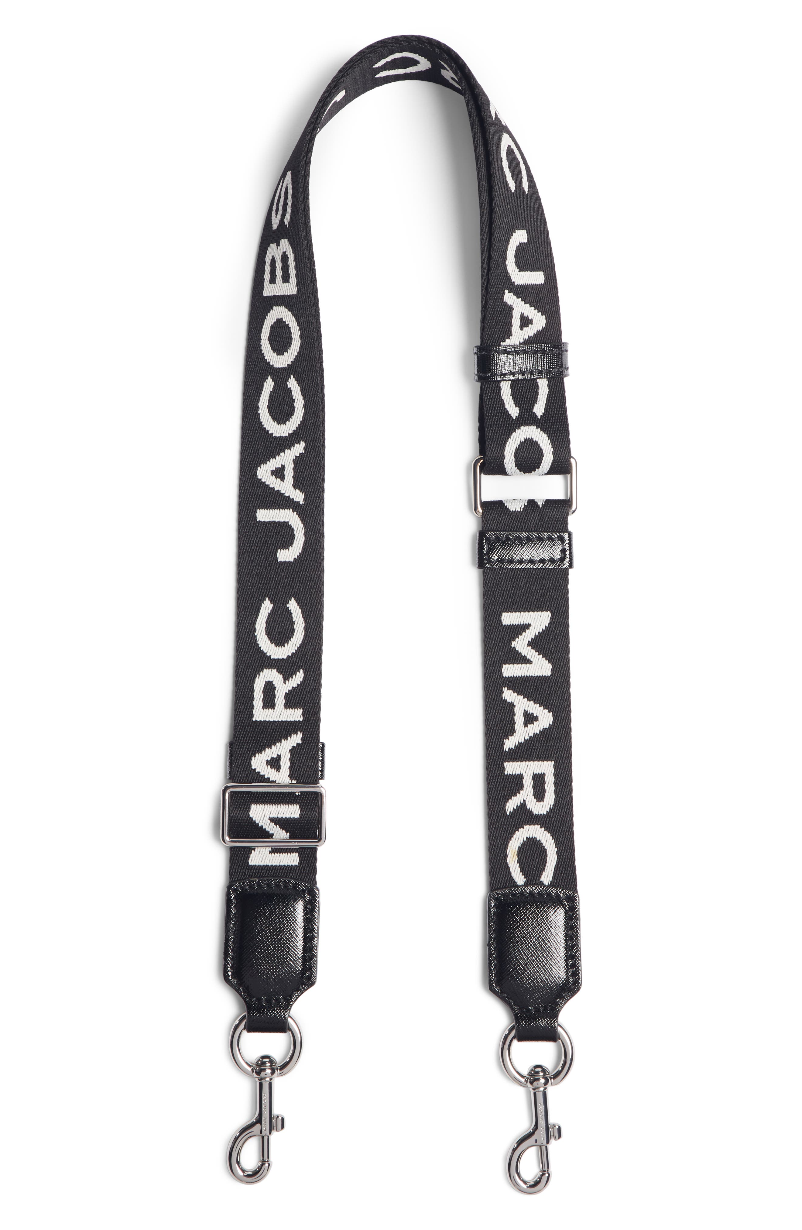 Marc Jacobs Logo Woven Guitar Bag Strap, Main, color, 