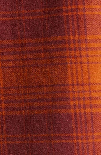 Plaid Crop Long Sleeve Flannel Camp Shirt