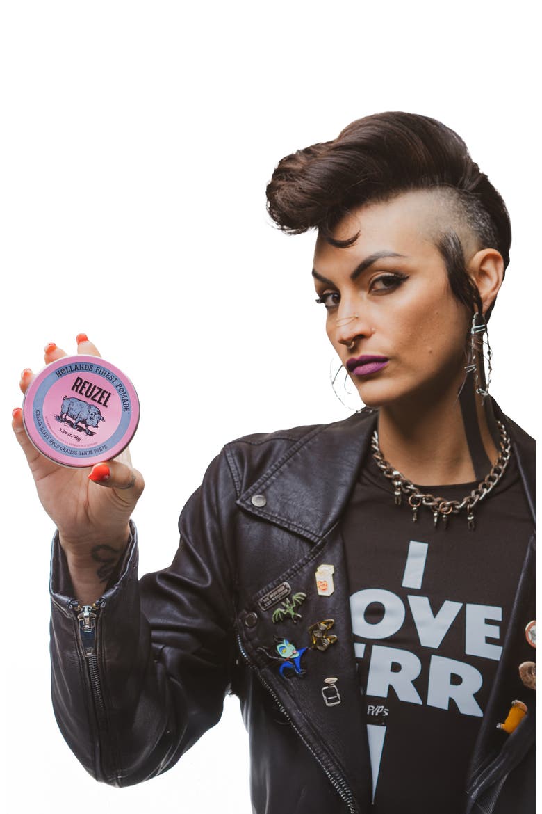Pink Heavy Grease Pomade, Alternate, color, None