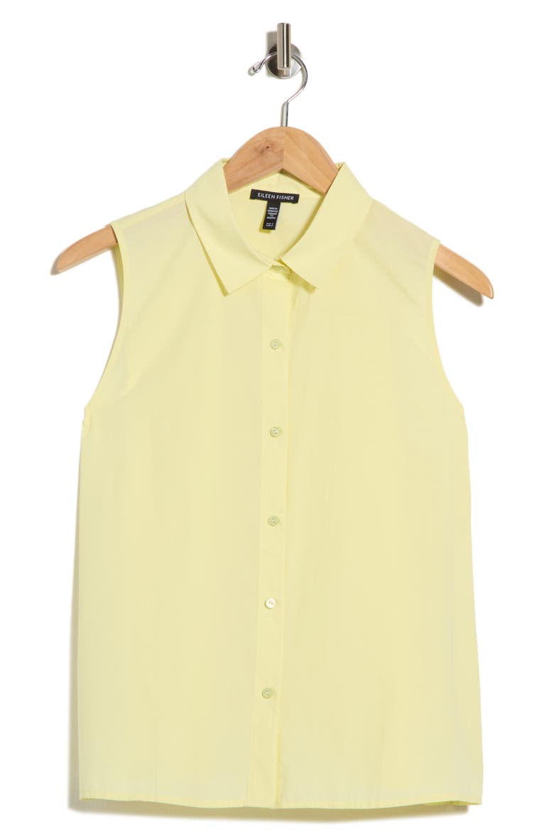 Organic Cotton Sleeveless Shirt, Main, color, CITRUS