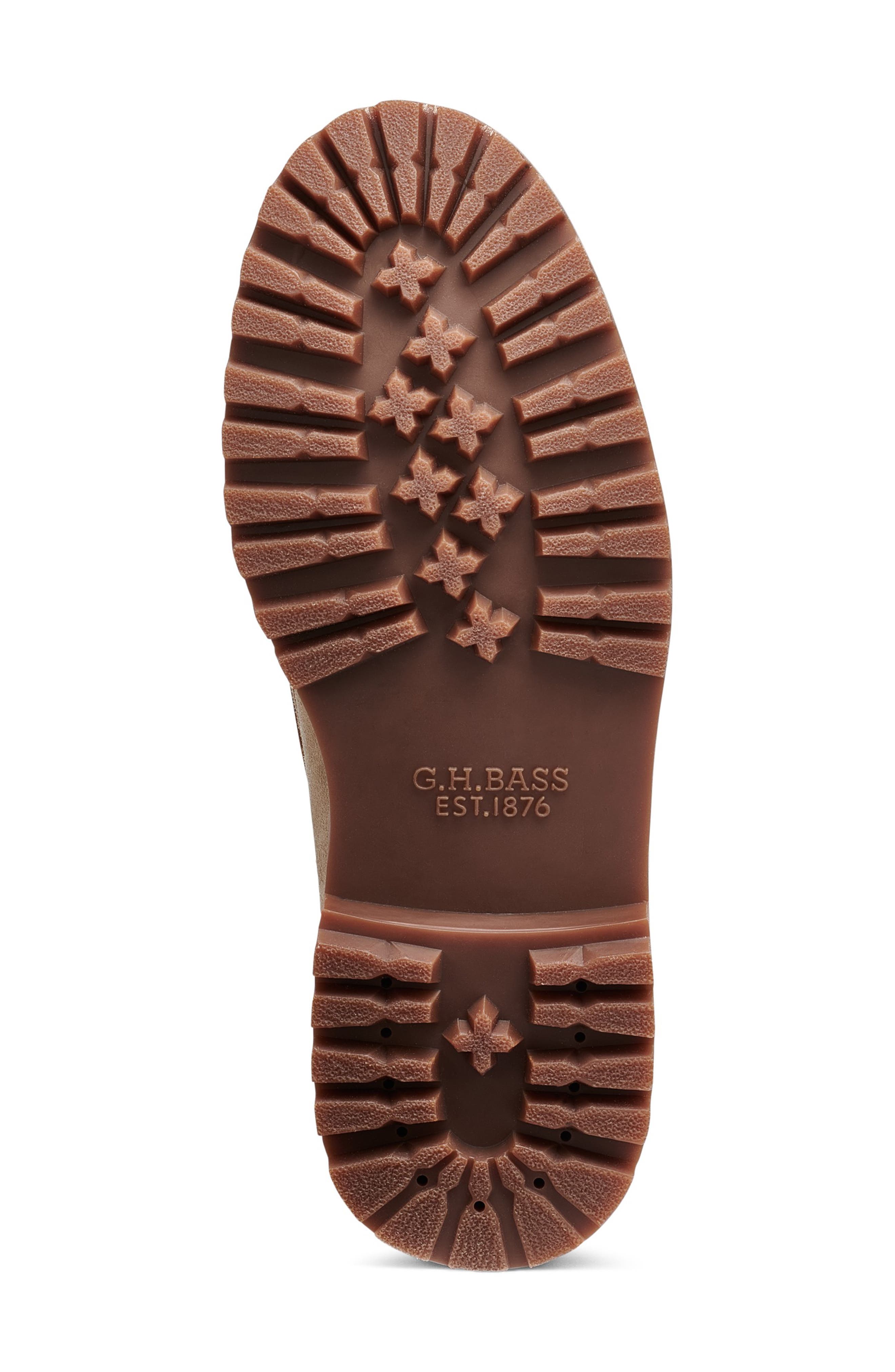 G.H.BASS Ranger Camp Moc Toe Super Lug Loafer, Alternate, color, Beige