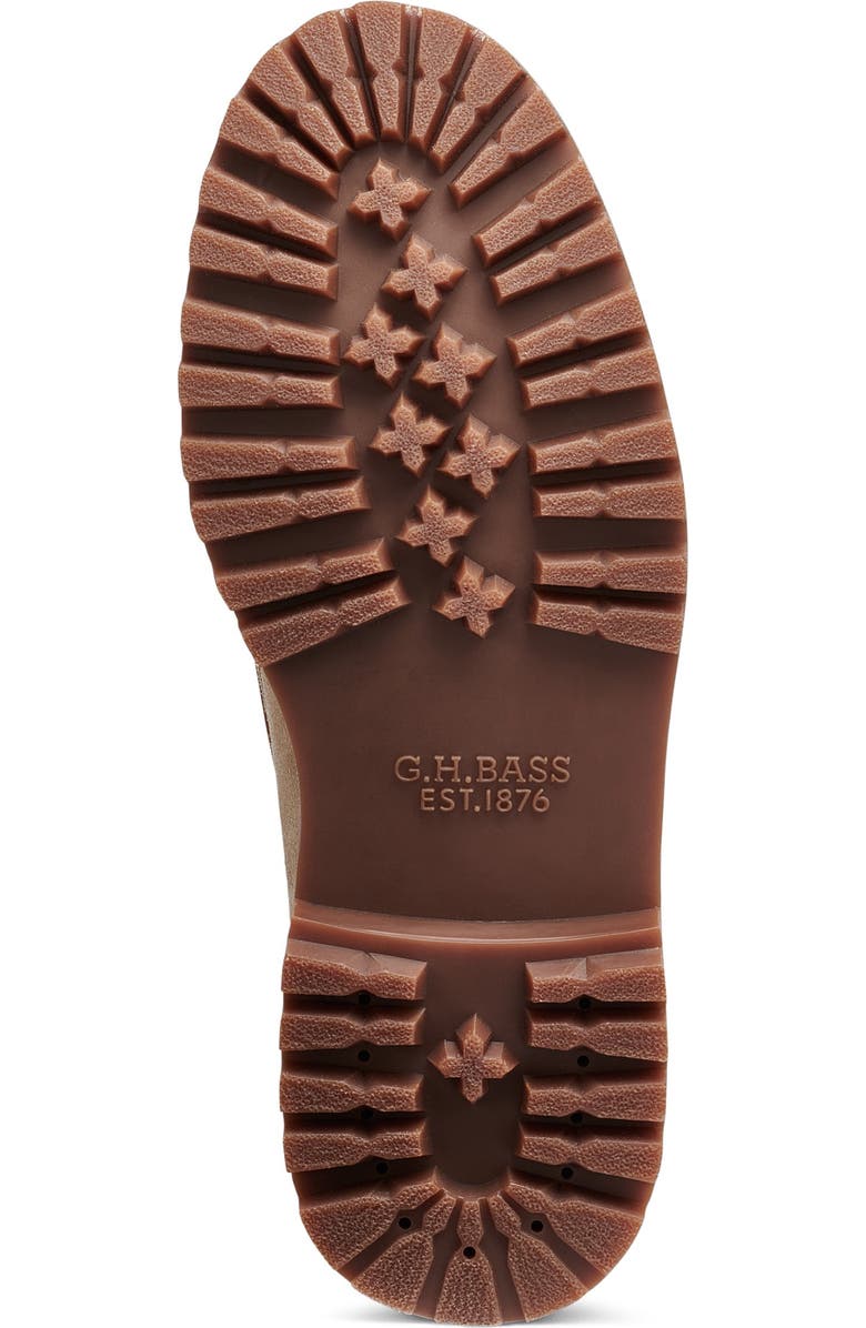 G.H.BASS Ranger Camp Moc Toe Super Lug Loafer, Alternate, color, Beige