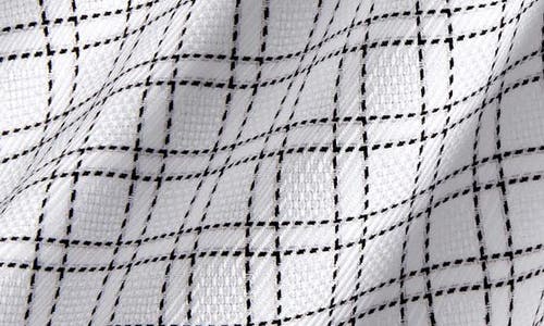 David Donahue Trim Fit Check Pima Cotton Dobby Dress Shirt In Multi