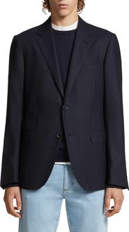 ZEGNA Trofeo Comfort 10-Pocket Wool Blend Blazer