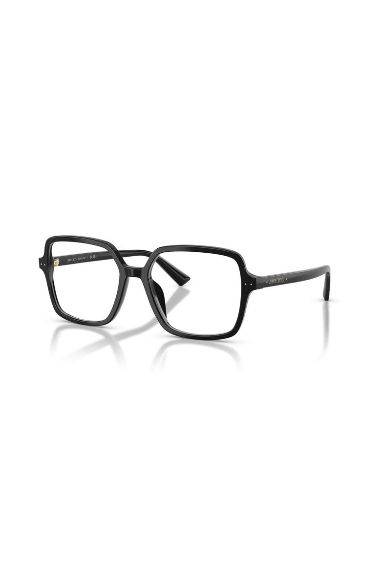 53mm Square optical glasses, Main, color, Black