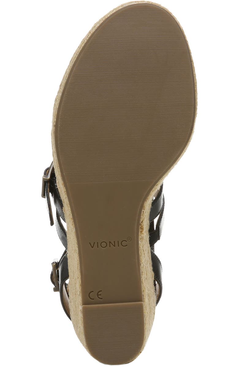 Vionic Sabina Ankle Strap Wedge Sandal, Alternate, color,