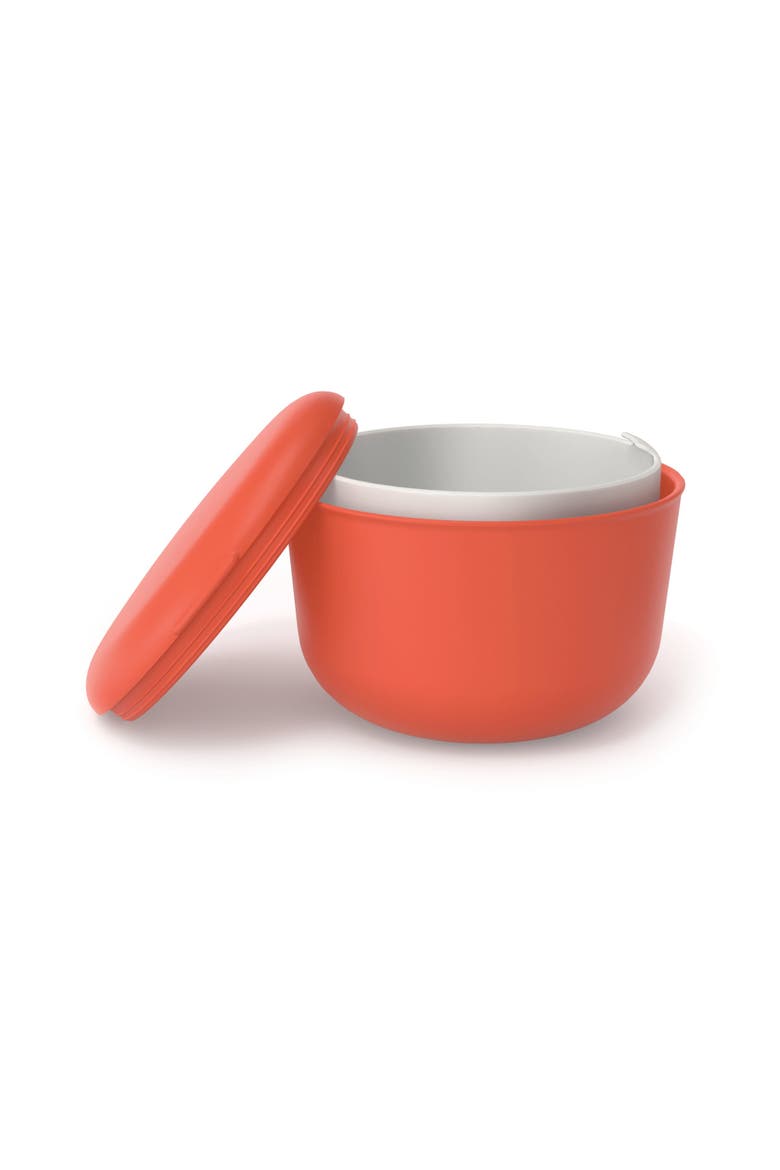 Lunch Set with heat-safe inserts, Main, color, Persimmon