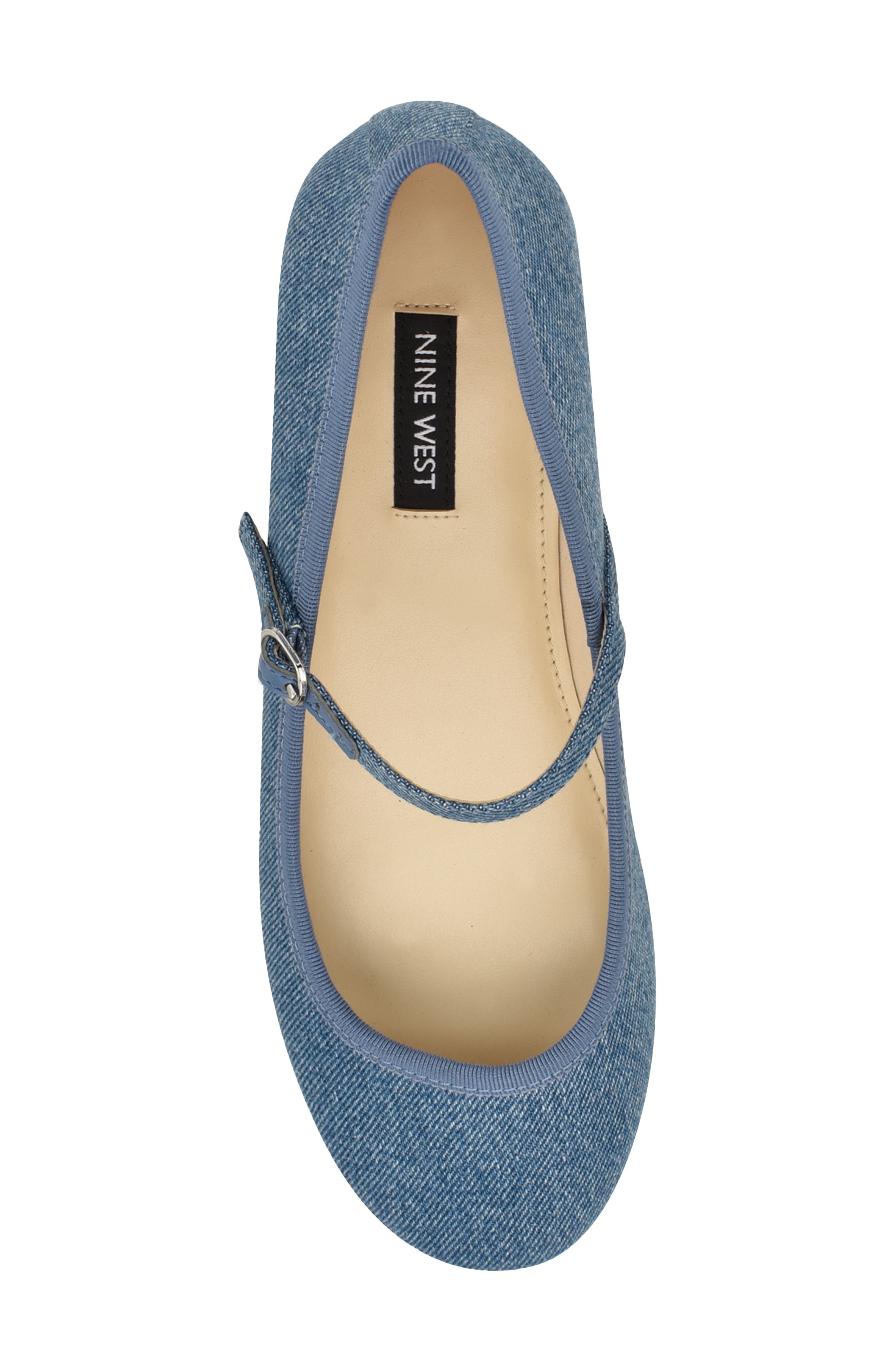 Nine West Ewind Mary Jane Flat, Alternate, color, Mbl01