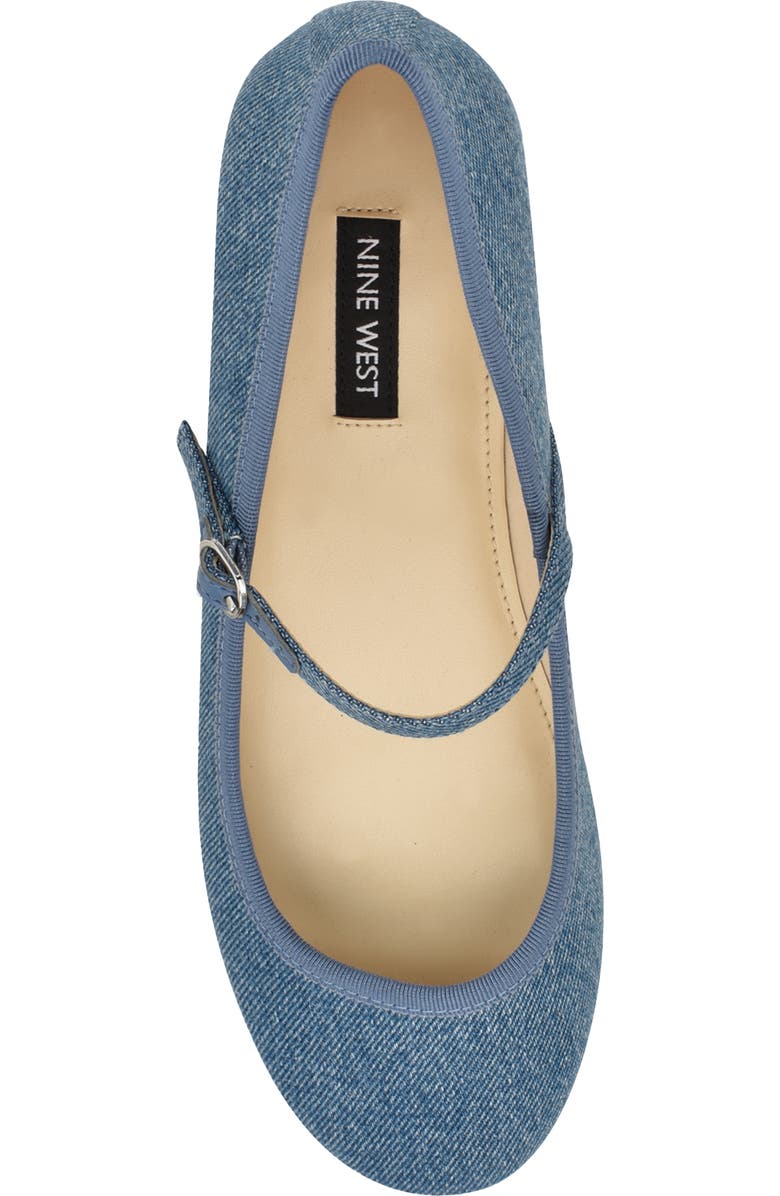 Nine West Ewind Mary Jane Flat, Alternate, color, Mbl01