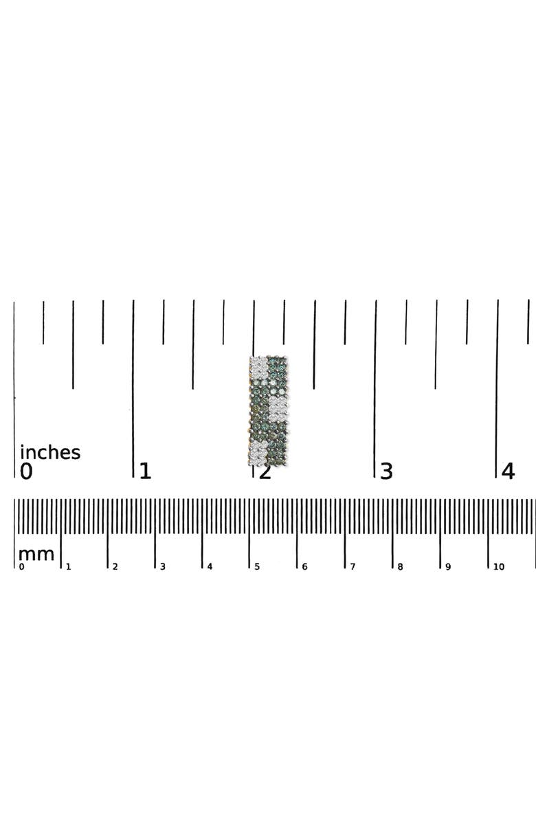 Haus of Brilliance 14K Gold 2.00 Cttw Diamond Four-Row Pavé Omegaback Earrings, Alternate, color, Yellow