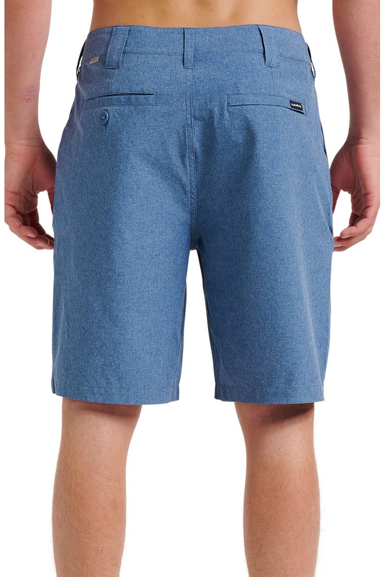 Union Heather Amphibian Hybrid Shorts, Alternate, color, BLUE GREEN