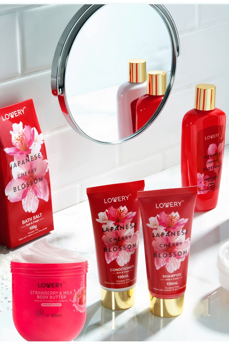 Lovery 26-Piece Bath & Body Cherry Blossom Spa Set | Nordstrom