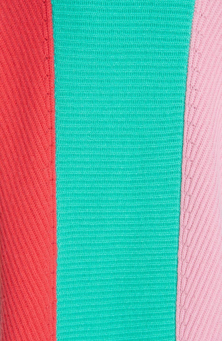 Victor Glemaud Stripe Short Sleeve Cashmere Sweater, Alternate, color,