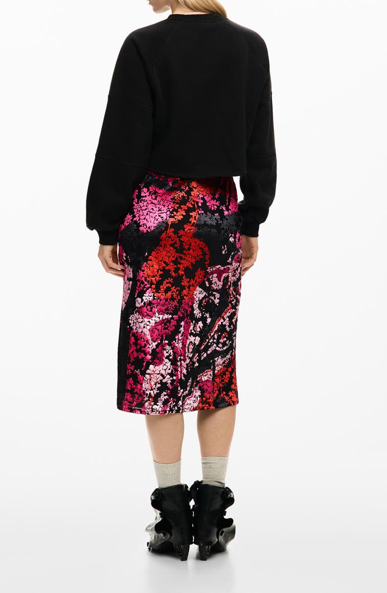 Desigual 2-in-1 Dress & Sweater, Alternate, color, 