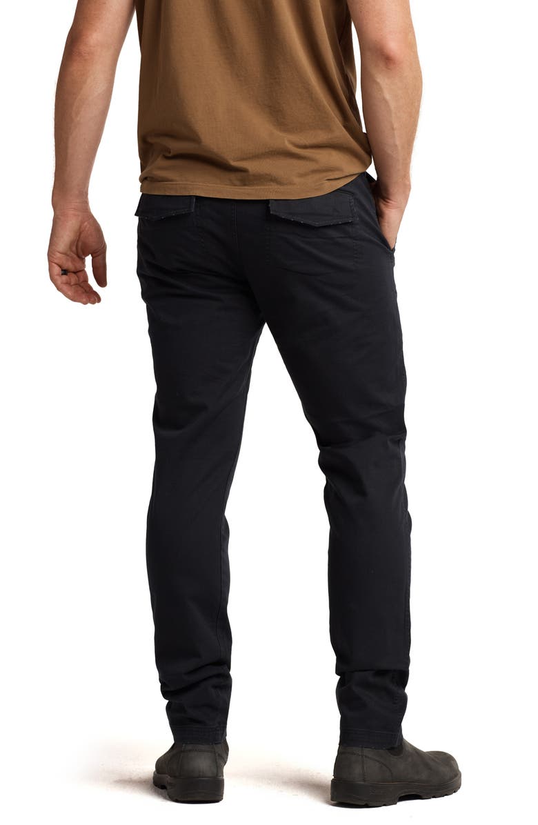 Rowan Raleigh Stretch Cotton Chino Pants, Alternate, color, Washed Black