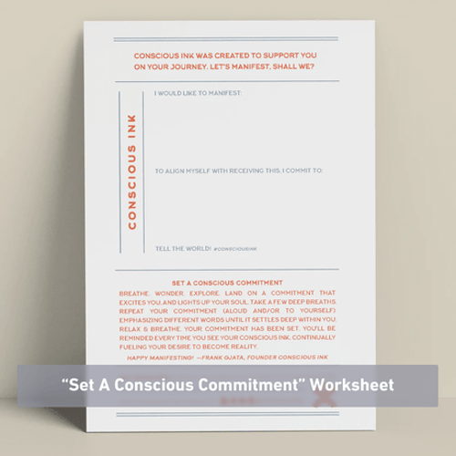 Conscious Ink Well Being Starter Kit In White