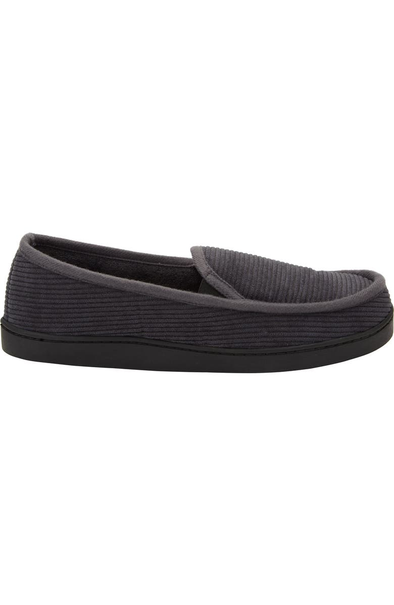 KingSize Cotton Corduroy Slippers, Alternate, color, Steel