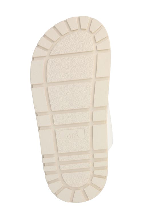 Mia Kids' Elodee Slide Sandal In Bone