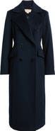 Michael Kors Double Breasted Wool Blend Coat