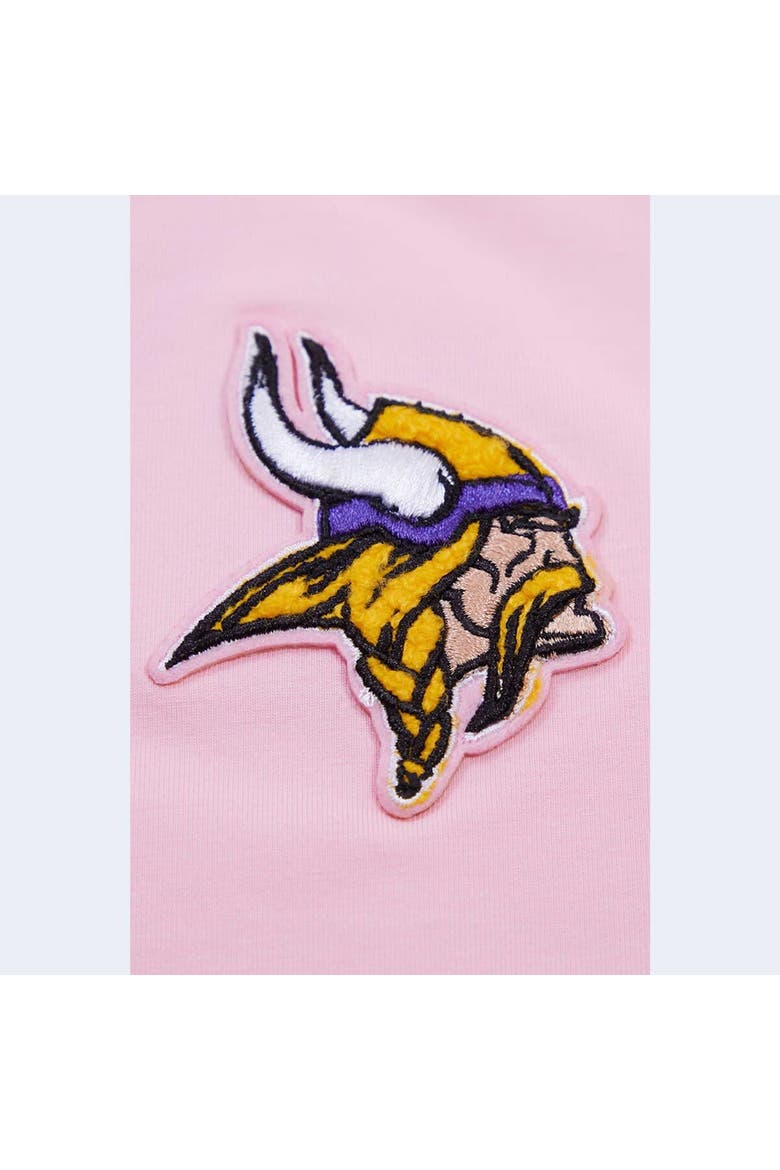 Women's Pro Standard Pink Minnesota Vikings Cropped Boxy T-Shirt, Alternate, color, Pink