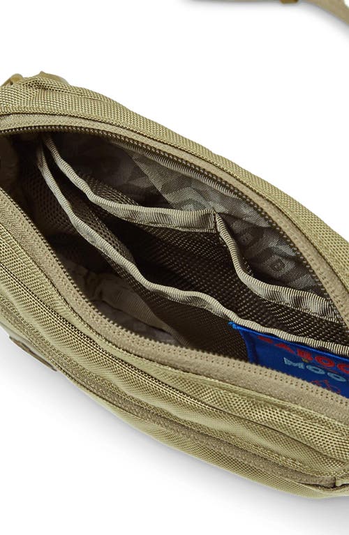 Baboon To The Moon Core Water Resistant Nylon Mini Belt Bag In Green