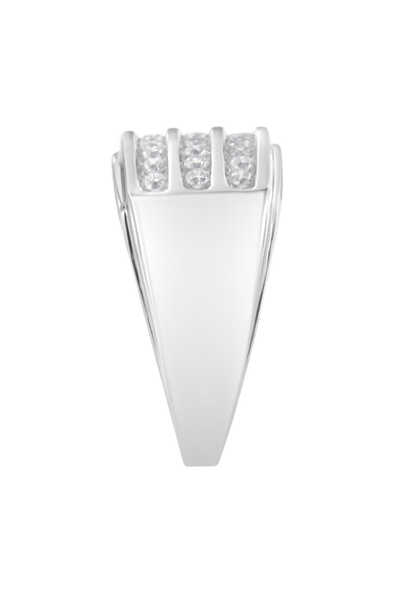 14K White Gold Men's Diamond Channel Set Band Ring, Alternate, color, White