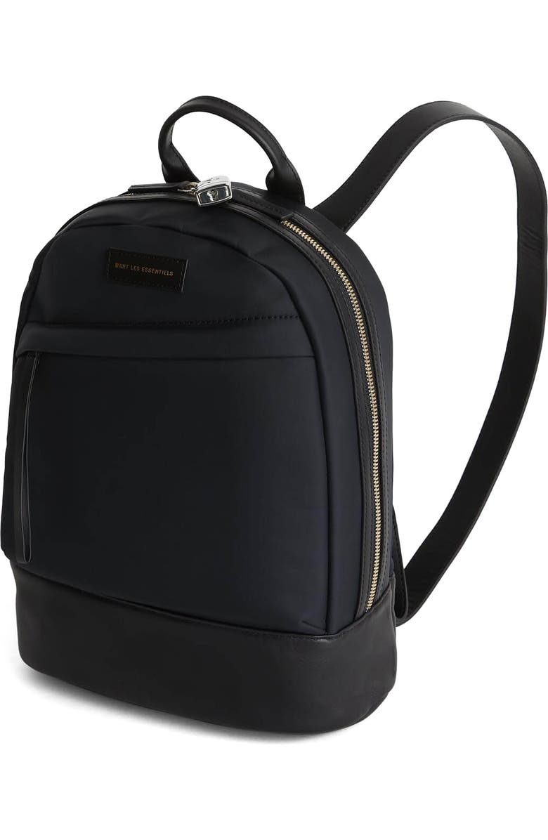 WANT Les Essentiels Piper Nylon Backpack, Alternate, color, Black Nylon/ Jet Black