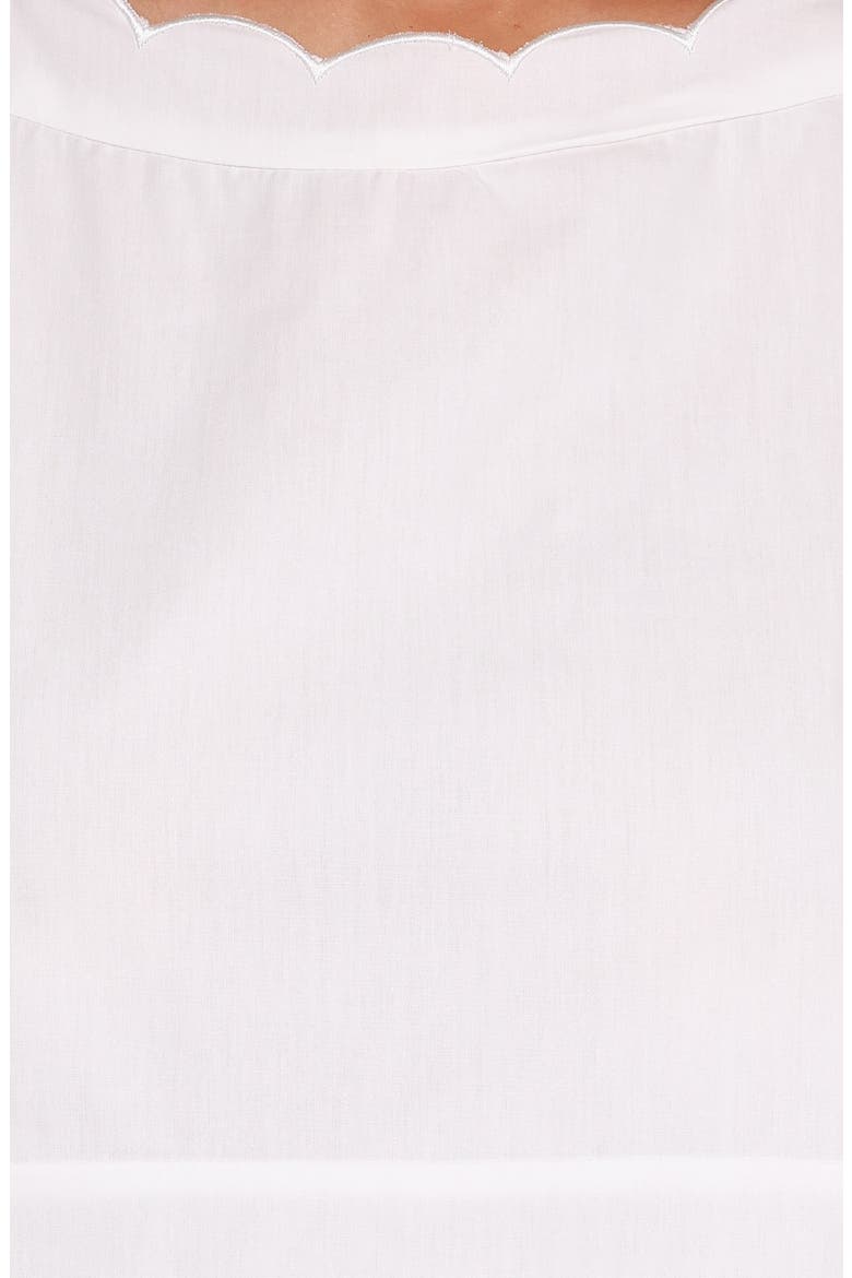 Heather Cotton Maxi Skirt Set, Alternate, color, WHITE