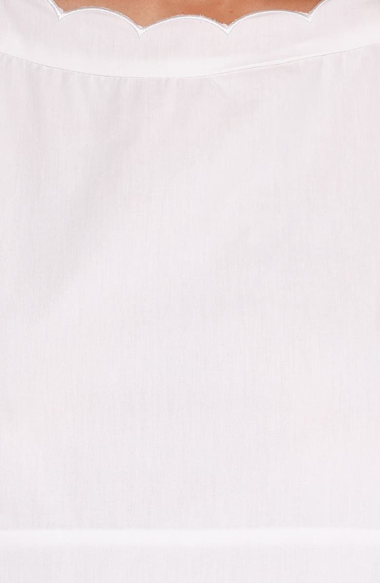 Petal & Pup Heather Cotton Maxi Skirt Set, Alternate, color, White