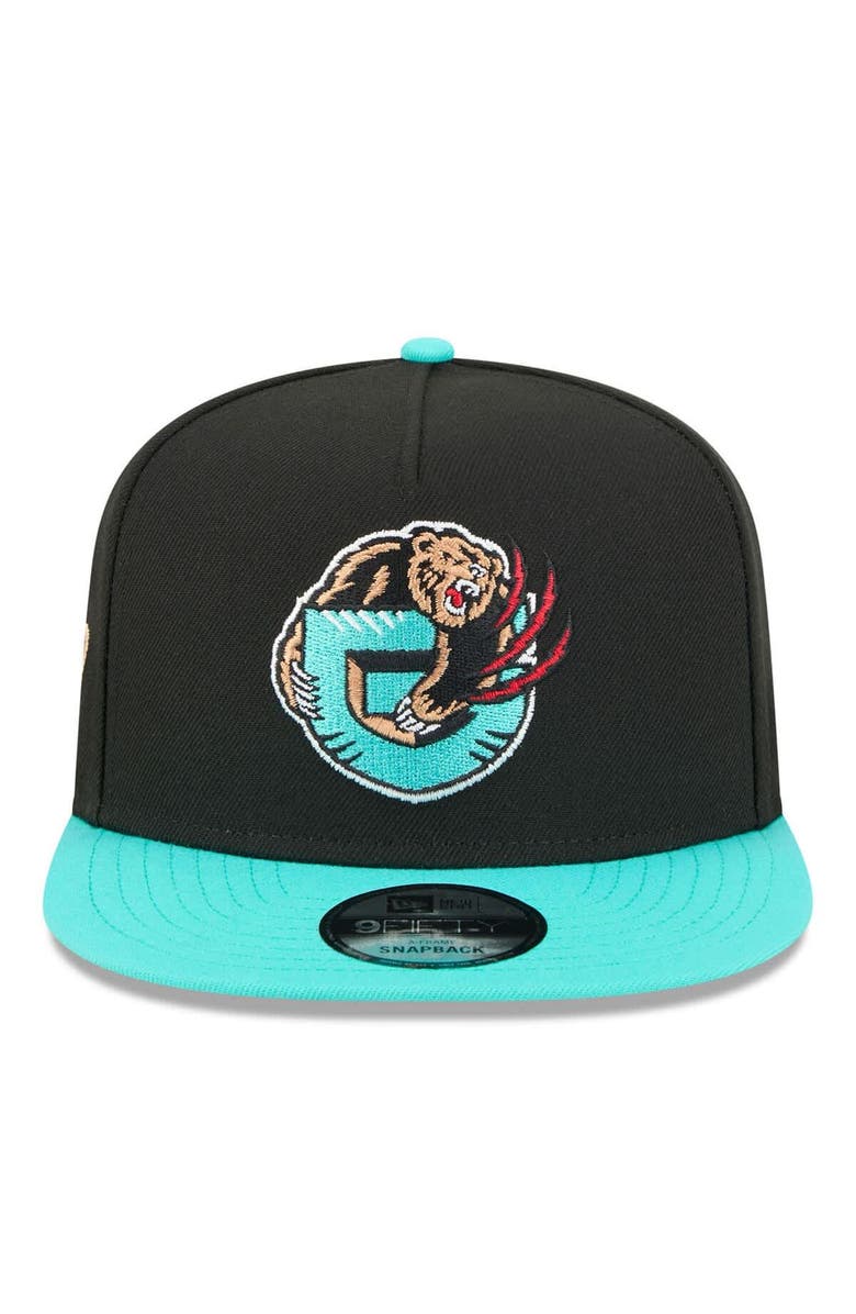 New Era Men's New Era Black/Turquoise Memphis Grizzlies 2025/26 Classic Edition Jersey Hook A-Frame 9FIFTY Snapback Hat, Alternate, color, Black