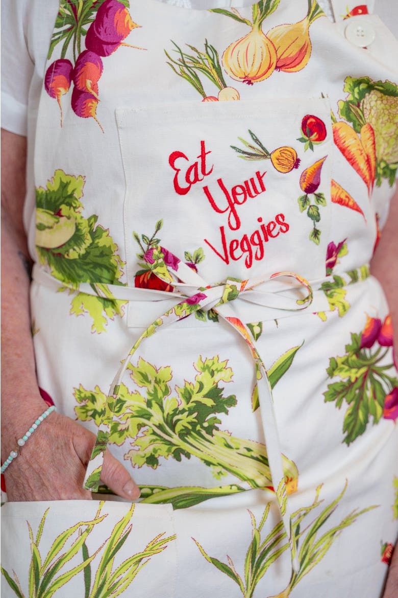 Farm Fresh Chef Apron, Alternate, color, White