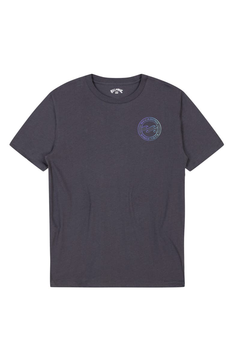 Billabong Kids' Hollow Logo Cotton Graphic T-Shirt, Main, color, Aged Indigo