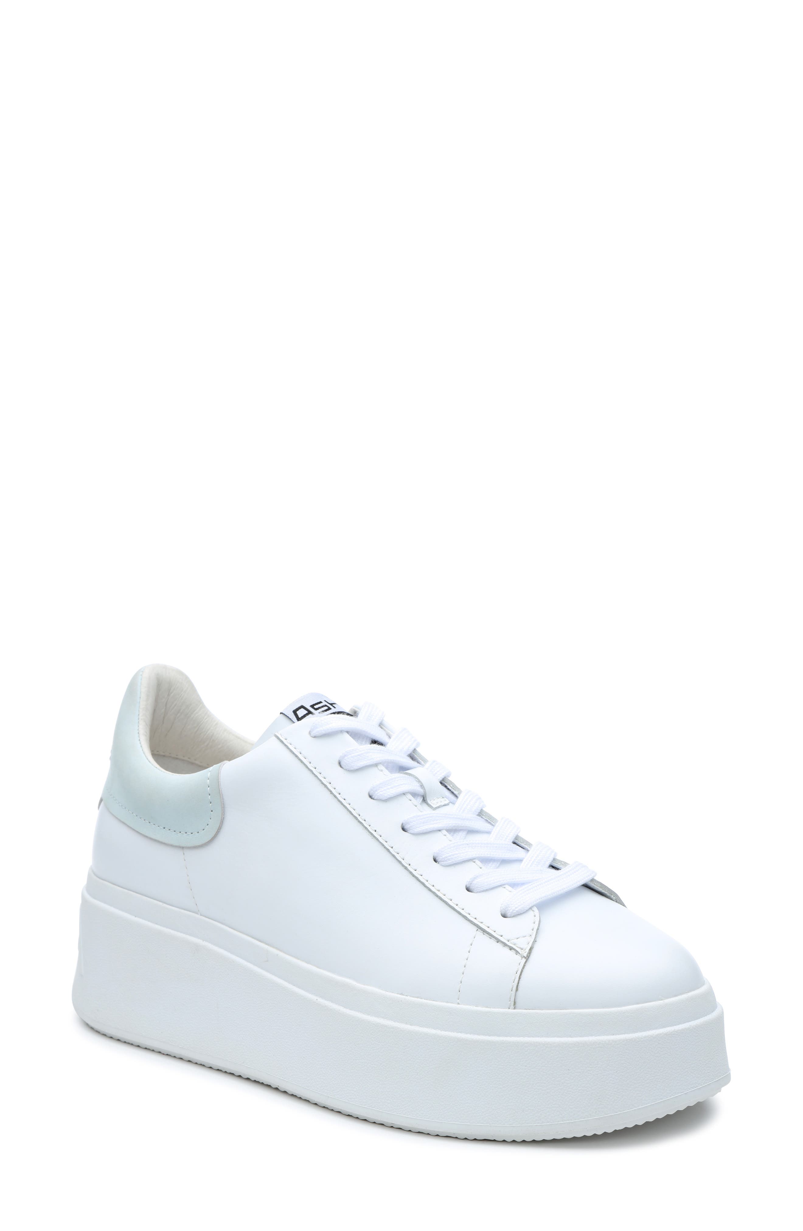 Moby Platform Sneaker, Main, color, WHITE/ ILLUSION