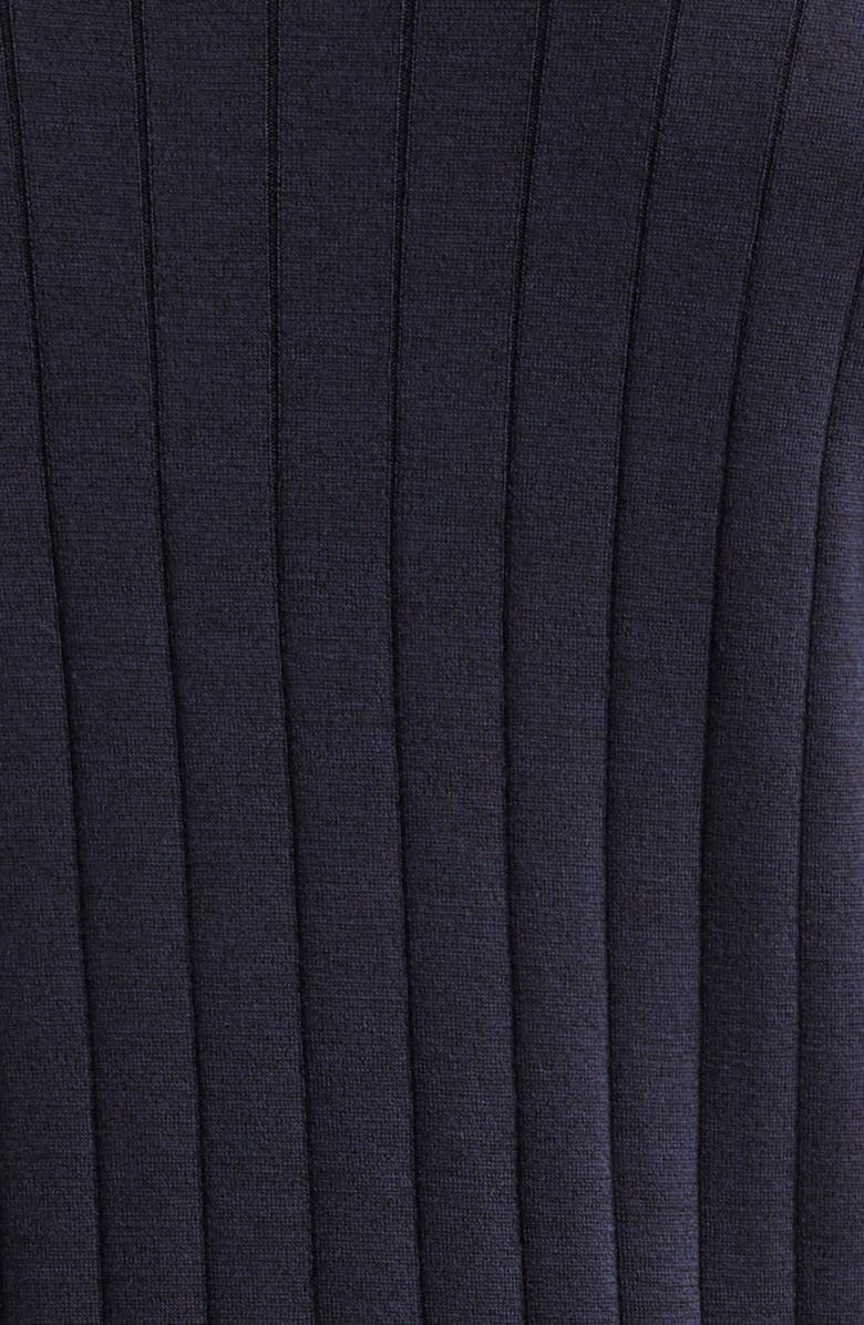 John Smedley Williams Merino Wool & Cotton Polo Sweater, Alternate, color, Navy