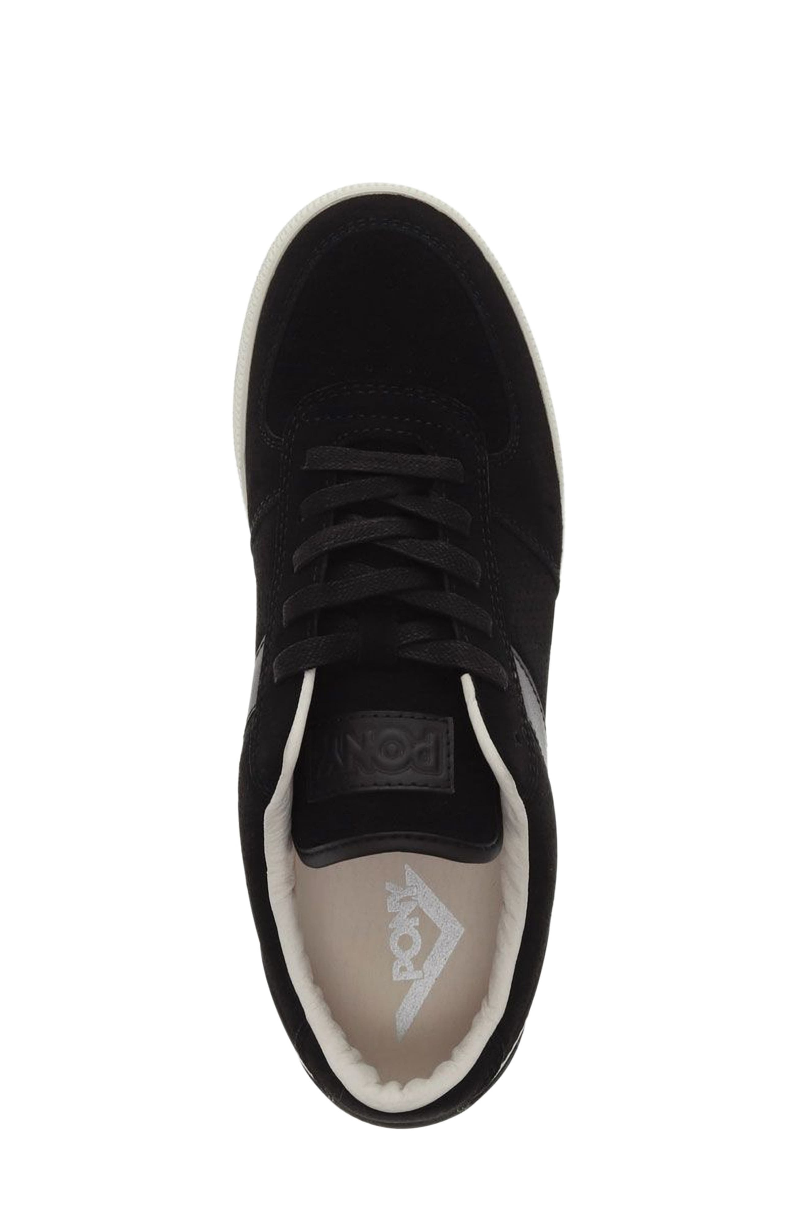 PONY Linebacker Lux Sneakers, Alternate, color, Black/Off White